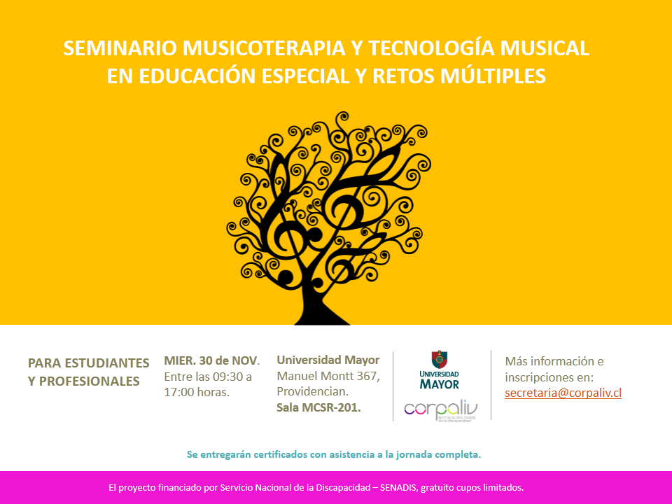 Lee más sobre el artículo Musicoterapeutas de Corpaliv imparten Seminario de Musicoterapia